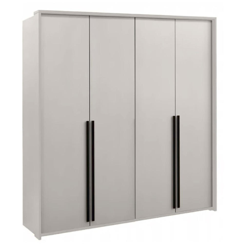 DREHTÜRENSCHRANK Giana mit 4 Türen, 210 cm, Beige Sand - Sandfarben/Beige, Holzwerkstoff (210/215/64.5cm) - Beautysofa