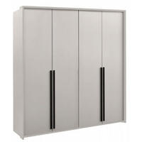 DREHTÜRENSCHRANK Giana mit 4 Türen, 210 cm, Beige Sand - Sandfarben/Beige, Holzwerkstoff (210/215/64.5cm) - Beautysofa