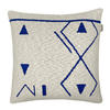 DEKOKISSEN Fantasie gestrickt Blau 50x50 - Blau, Textil (50/50/12cm) - Malagoon