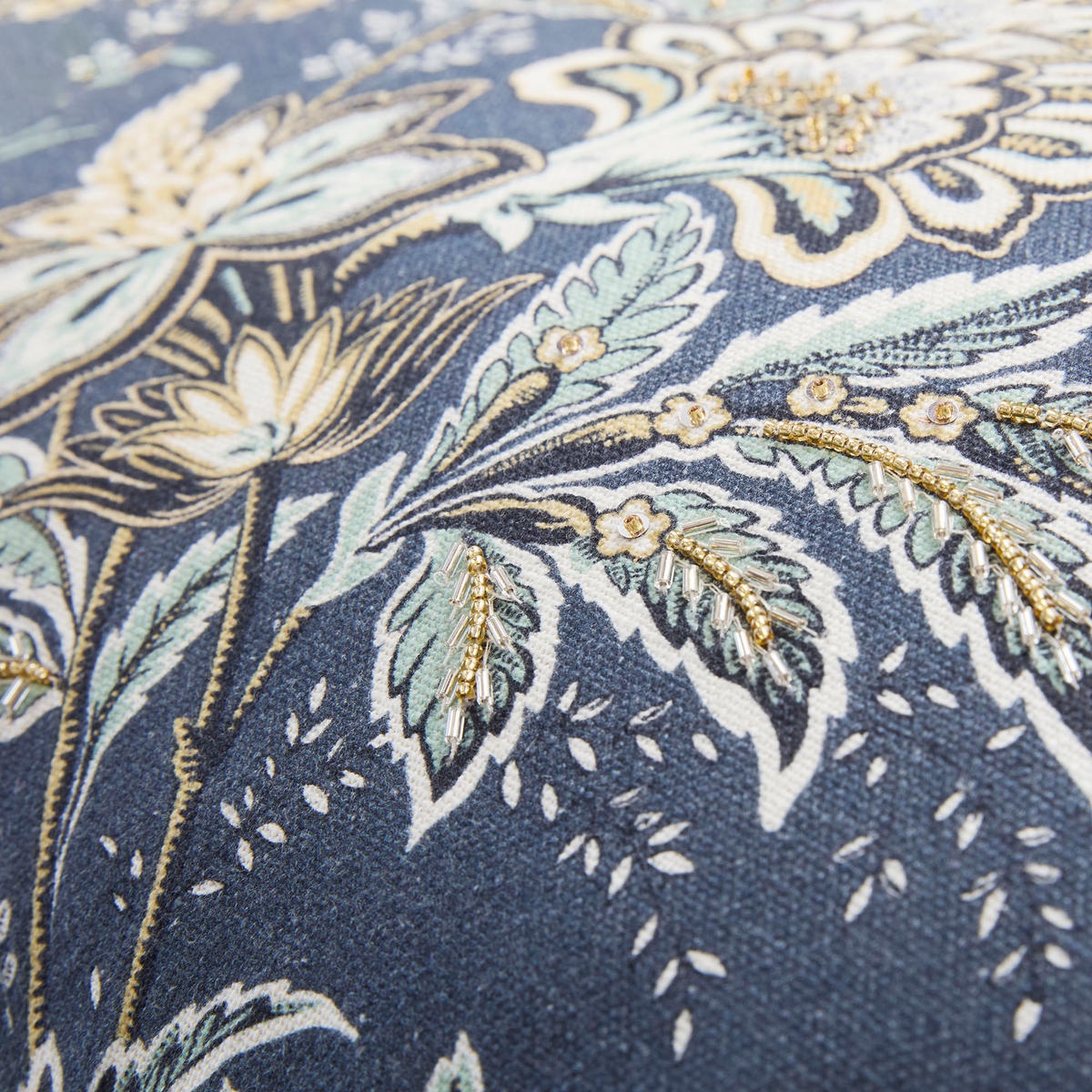 ZIERKISSEN Marlbrook Meeresdämmerung - Blau/Grün, Textil (50/50cm) - Graham & Brown