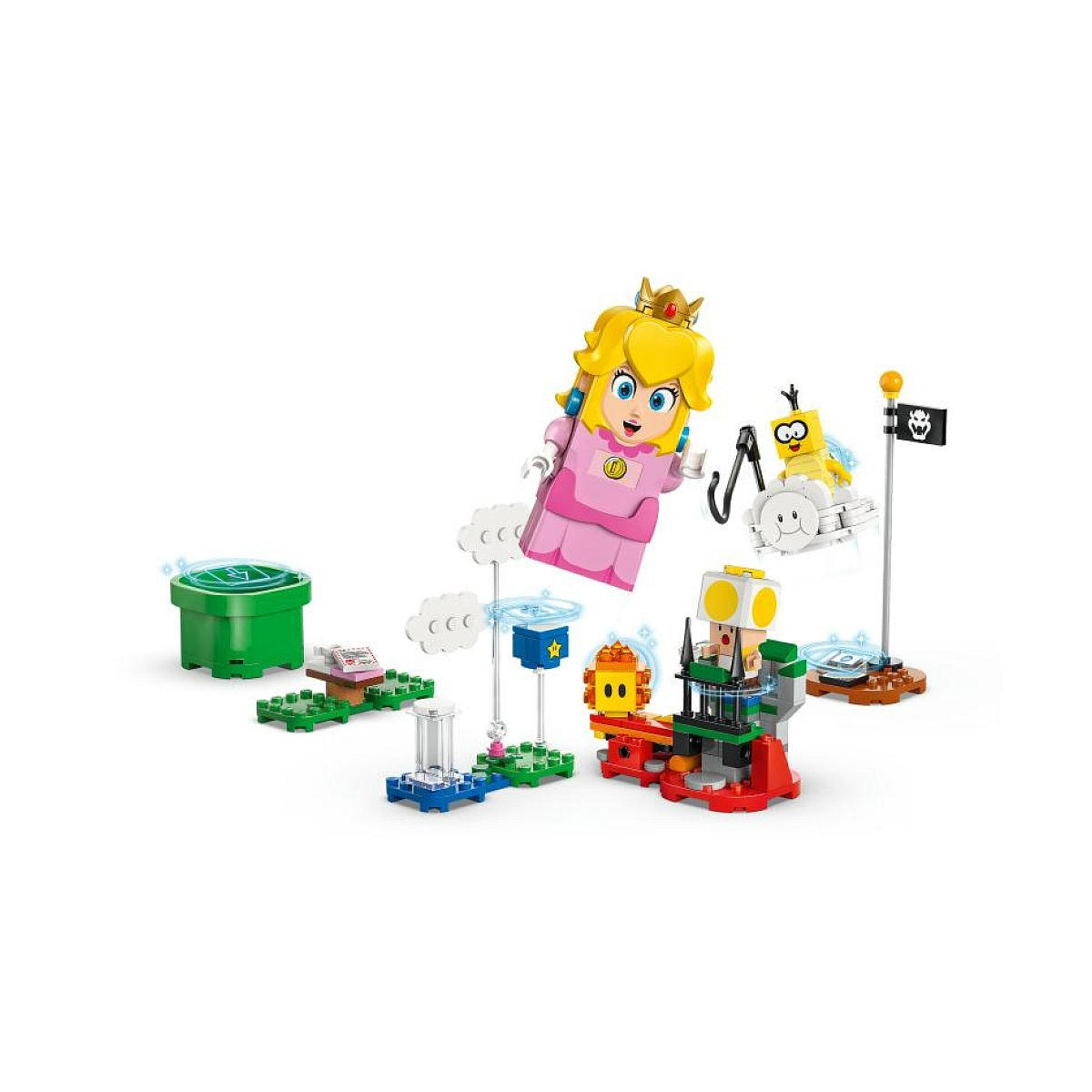 KLEMMBAUSTEINE Die Abenteuer von Peach Interactive - Gelb, Kunststoff (6/26/28cm) - Lego
