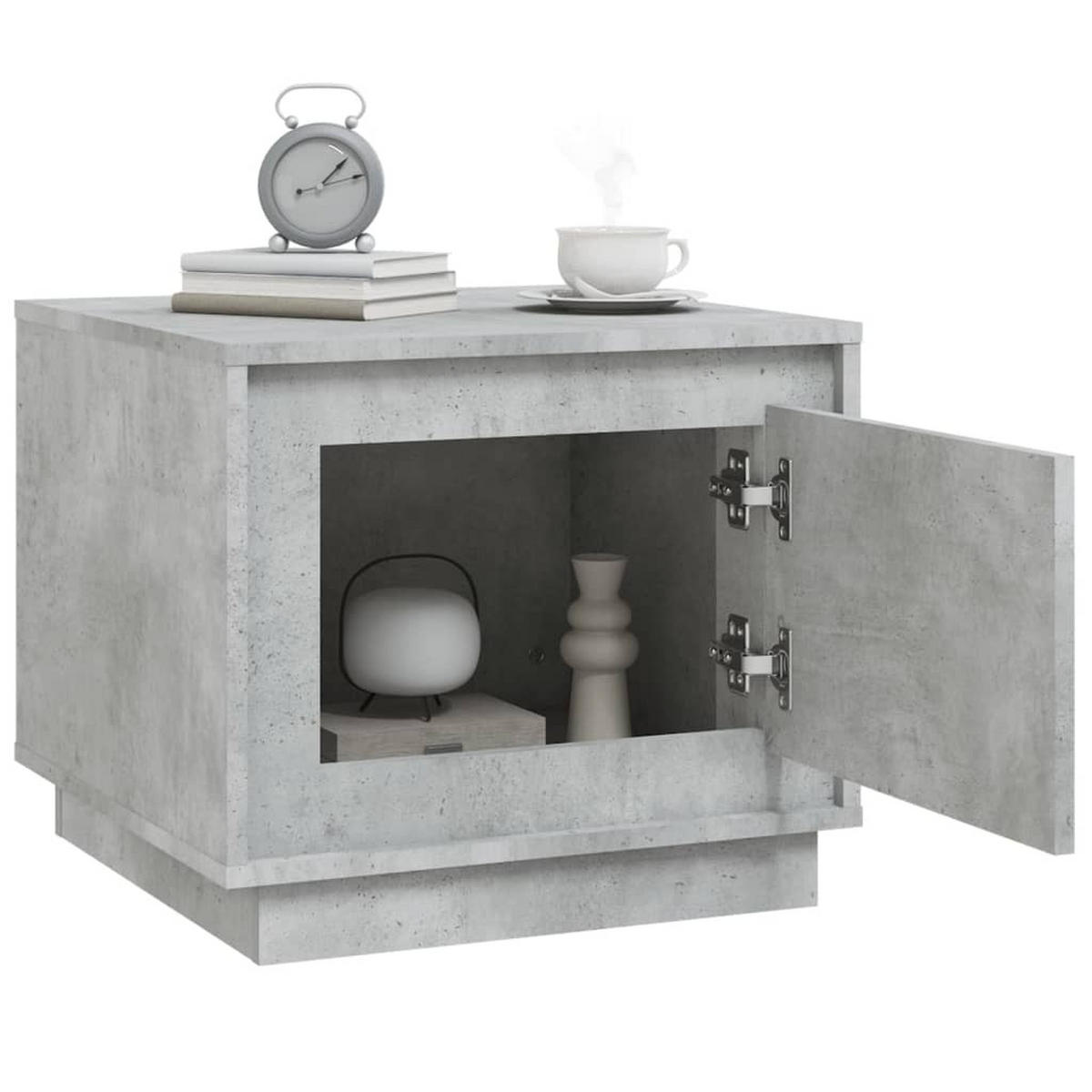 COUCHTISCH Betongrau 51x50x44 cm Holzwerkstoff - Grau, Holzwerkstoff (51/50/44cm) - furnicato