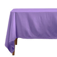 TISCHDECKE lila 137/137 cm, 100% Baumwolle - Lila, Textil (137/137cm) - Homescapes