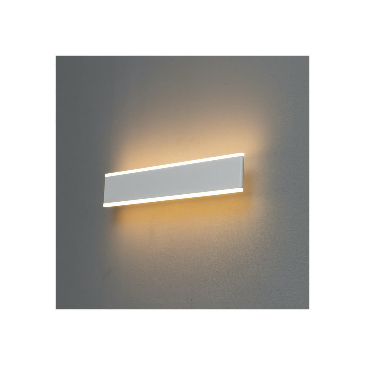 WANDLEUCHTE Bastia, Weiß, 50cm - Weiß, Metall (50/7.5/50cm) - KOSILUM