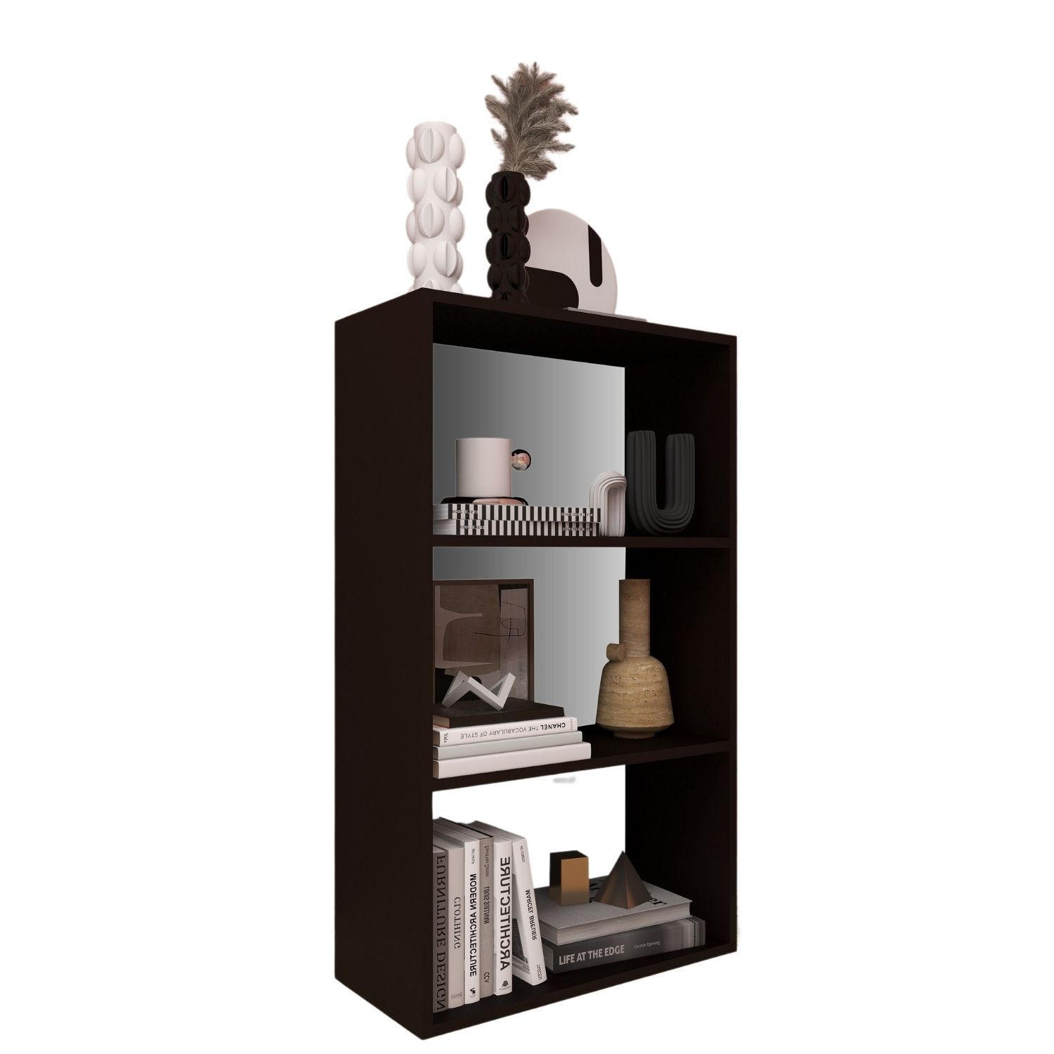 Coemo Standregal Schwarz 25x110x65 cm