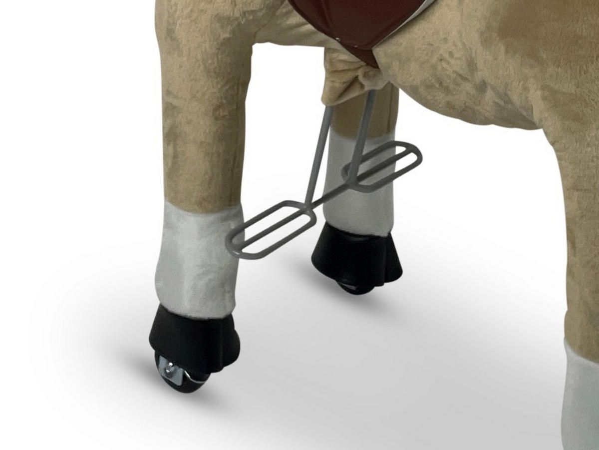 REITPFERD Layla beige Größe M - Beige, Kunststoff (85/33/105cm) - TPFLiving