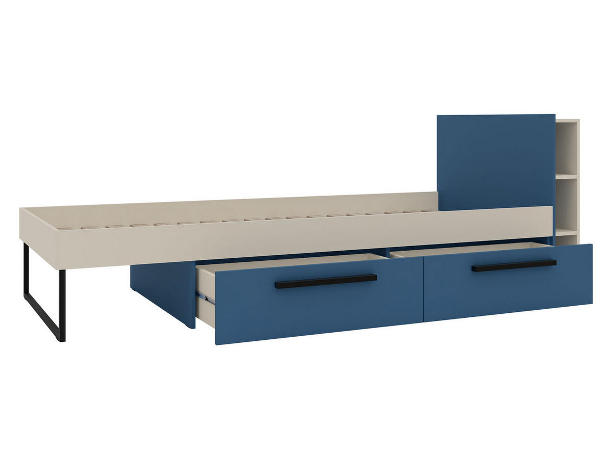 JUGENDBETT Lorin LO11 L / P - Kaschmir/Rosa, Holzwerkstoff (90/200cm) - MIRJAN24