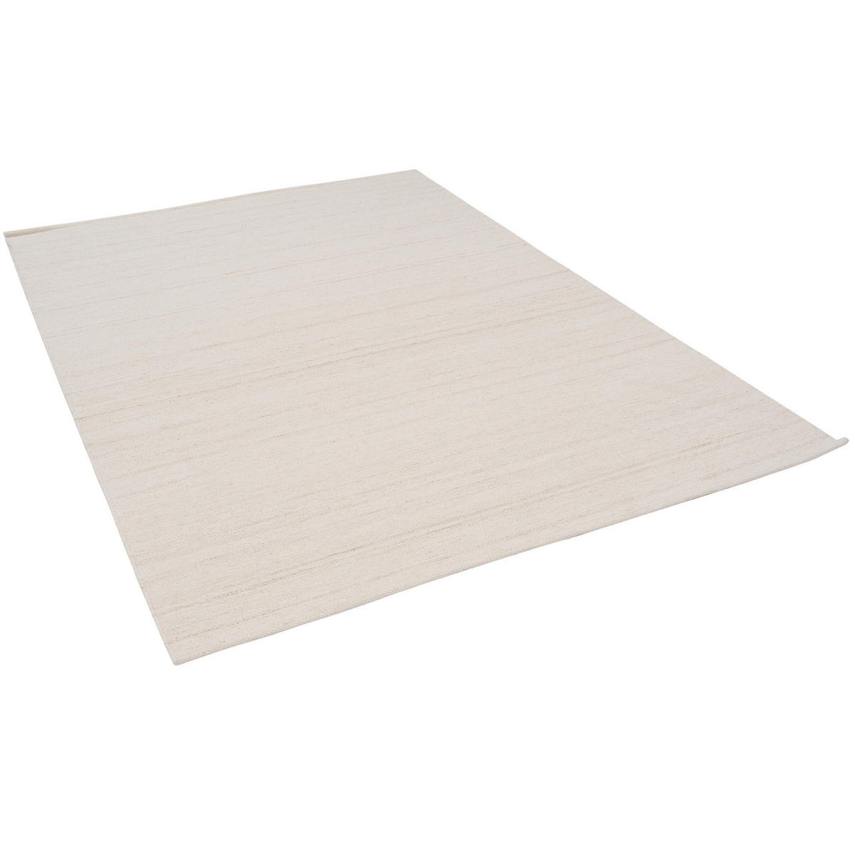 WOLLTEPPICH KELIM NATUR WOOLLY - Ecru, Textil (90/160cm) - Pergamon