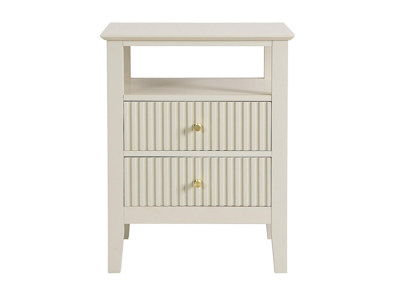 NACHTTISCH - 48 x 35 - holz - beige Niriva - Beige, Holz (48/62/35cm) - Vente-Unique