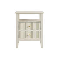 NACHTTISCH - 48 x 35 - holz - beige Niriva - Beige, Holz (48/62/35cm) - Vente-Unique