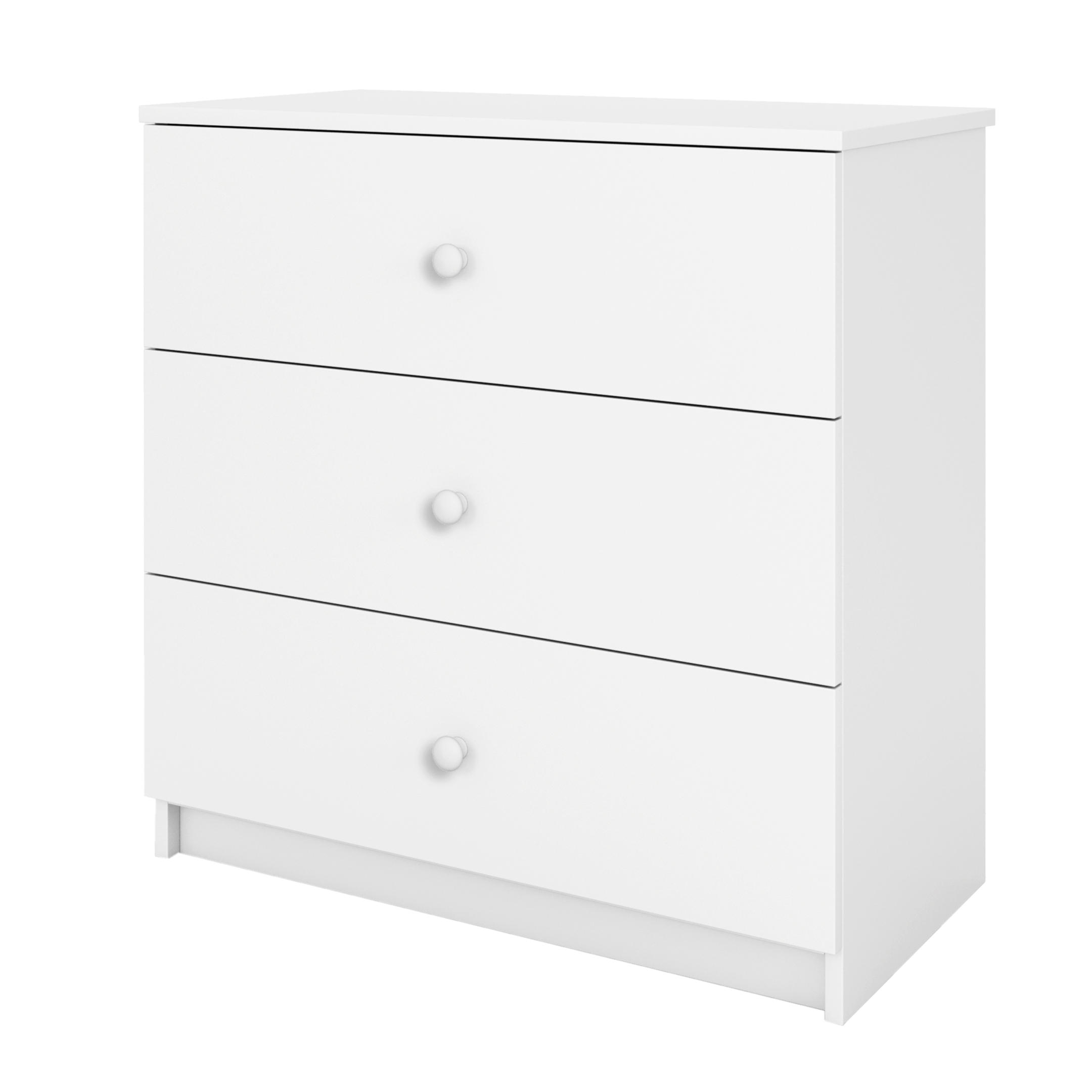 KOMMODE Babydreams ohne Muster 81/81/41 - Weiß, Holzwerkstoff (81/81/41cm) - RAUMHIRSCH FURNITURE