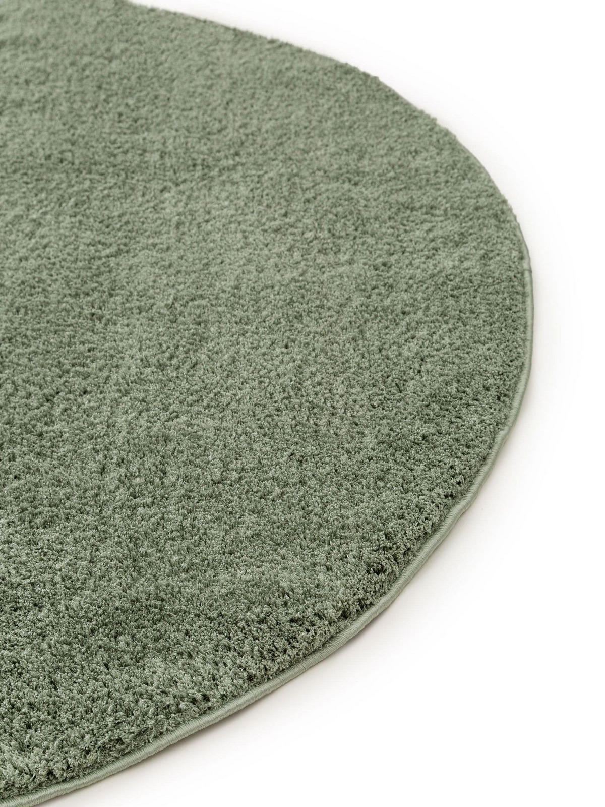 HOCHFLORTEPPICH rund Soda Hellgrün ø 120 cm rund - Hellgrün, Textil (120/1cm) - KUNSTLOFT
