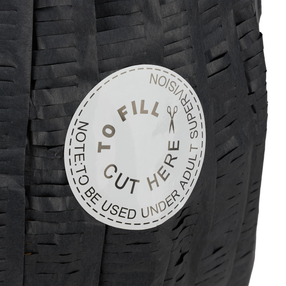 PINATA Pinguin - Schwarz, Papier/Wellpappe (21/42/21cm) - Relaxdays