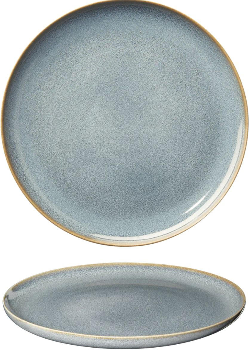 ASA Selection Speiseteller Saisons Denim ø 26,5 cm - 4 Stück - Blau, Keramik (1/2/1cm)