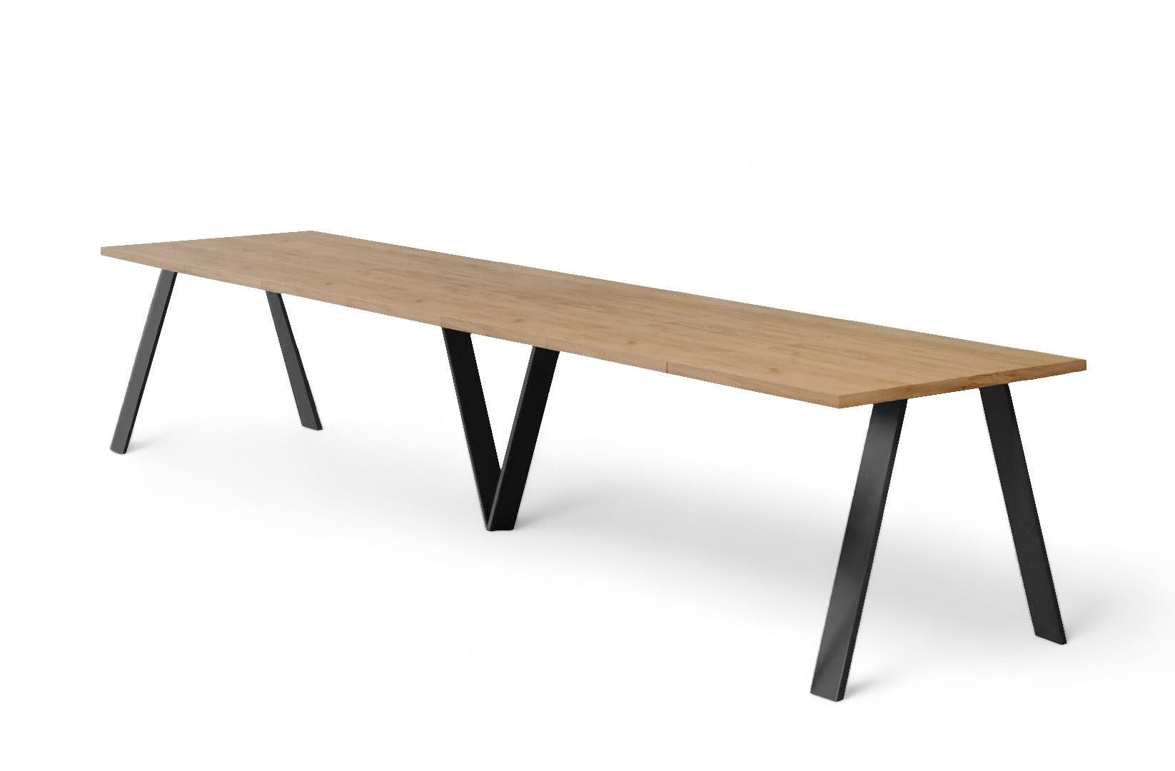 ESSTISCH XXL Lungo ausziehbar 130-405/90/75 cm - Eiche Bianco, Holzwerkstoff (130/90/75cm) - Endo-Moebel