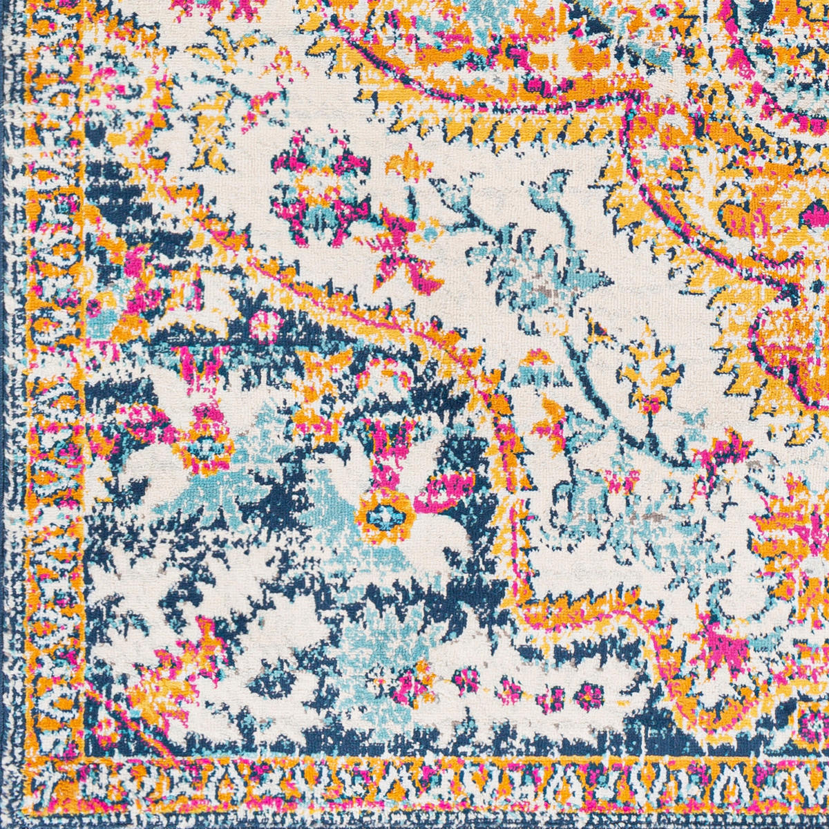 VINTAGE-TEPPICH Willow 200/275 cm Dunkelblau - Dunkelblau, Textil (200/275cm) - LIVABLISS