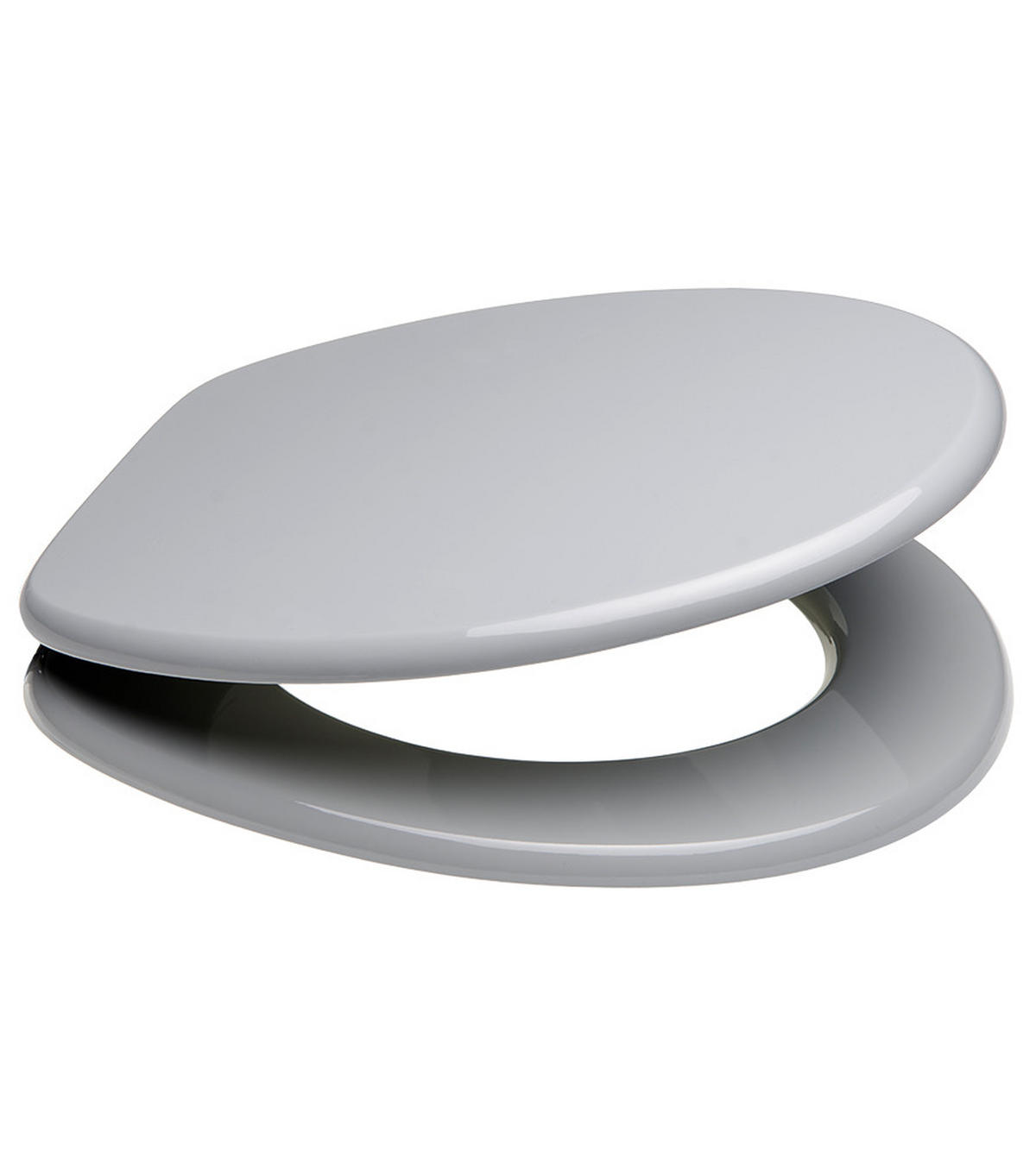 WC-SITZ Manhattan Grau - Grau, Holzwerkstoff (38/6/47cm) - Sanilo