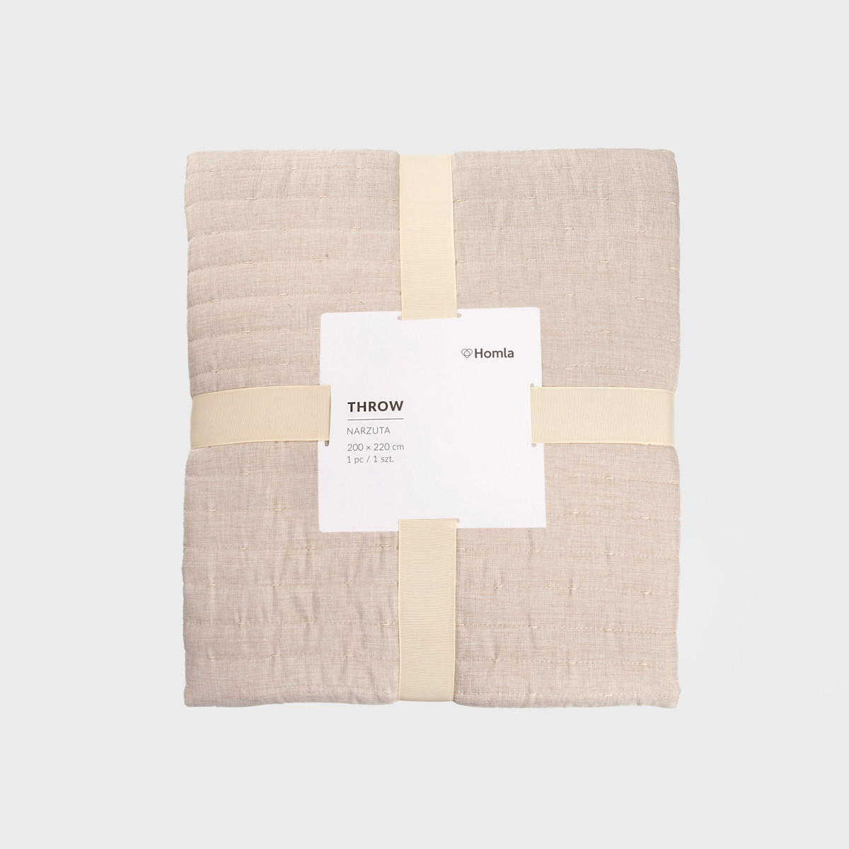 TAGESDECKE Bristles beige 200/220 cm - Beige, Textil (200/220cm) - Homla