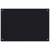 KÜCHENRÜCKWAND Glas 90x60 cm Schwarz Wand-Spritzschutz - Schwarz, Glas (90/60/0.6cm) - DELUKE