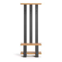 GARDEROBE Mount aus massivem Eichenholz 70 cm - Eichefarben/Naturfarben, Holz (70/180/35cm) - Danzz