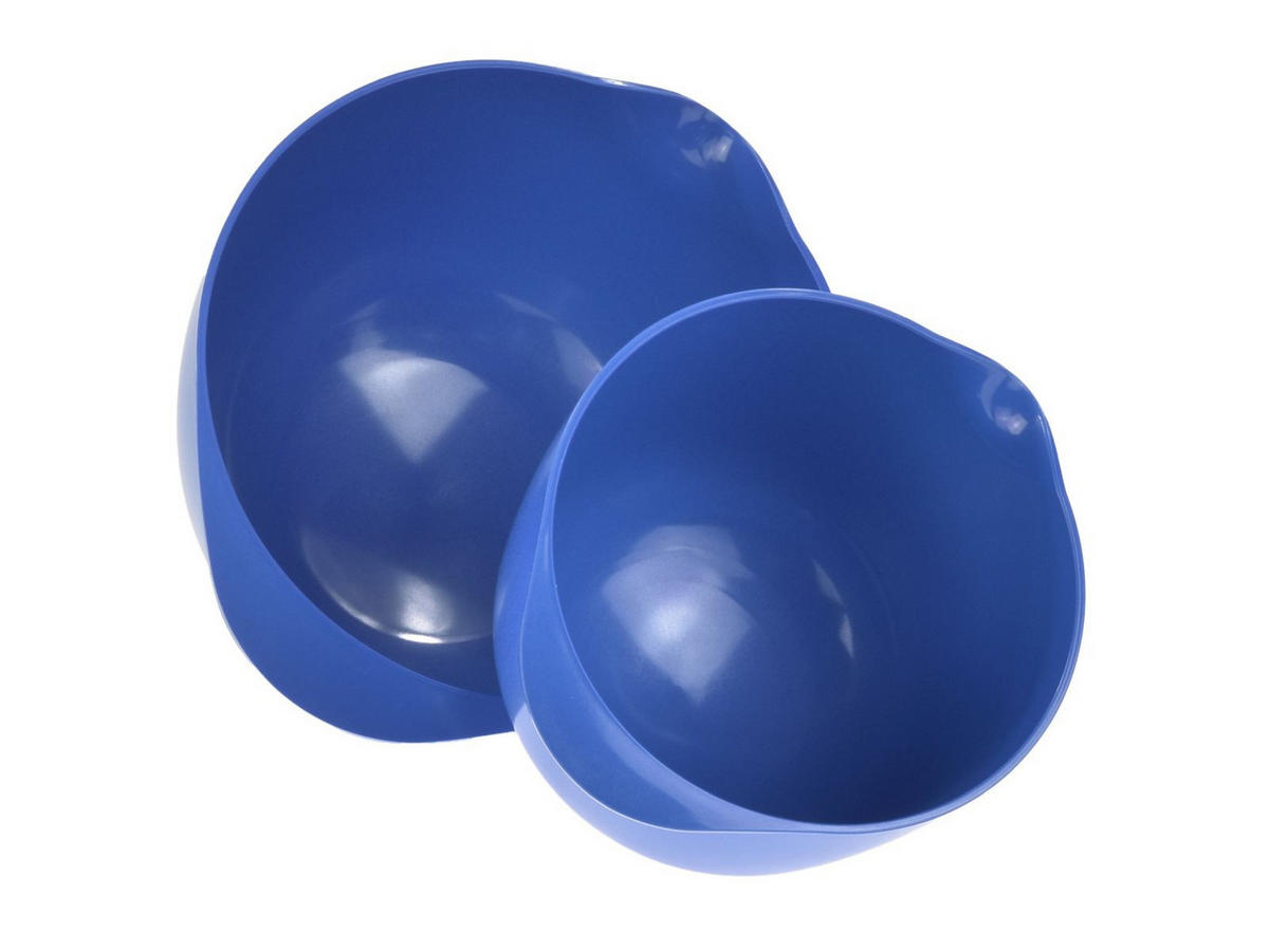 RÜHRSCHÜSSEL-SET Margrethe New blau (2tlg) - Blau, Kunststoff (21/15cm) - Rosti