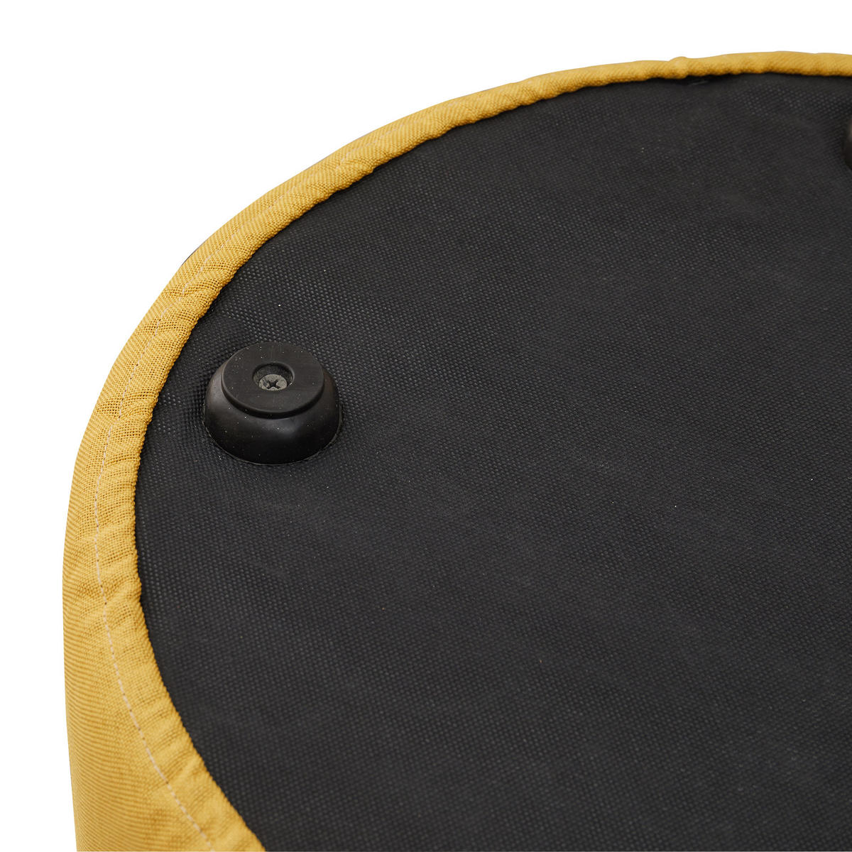 SITZHOCKER Gelb 45/45/25 cm - Gelb, Textil (45/25/45cm) - Mobili Rebecca
