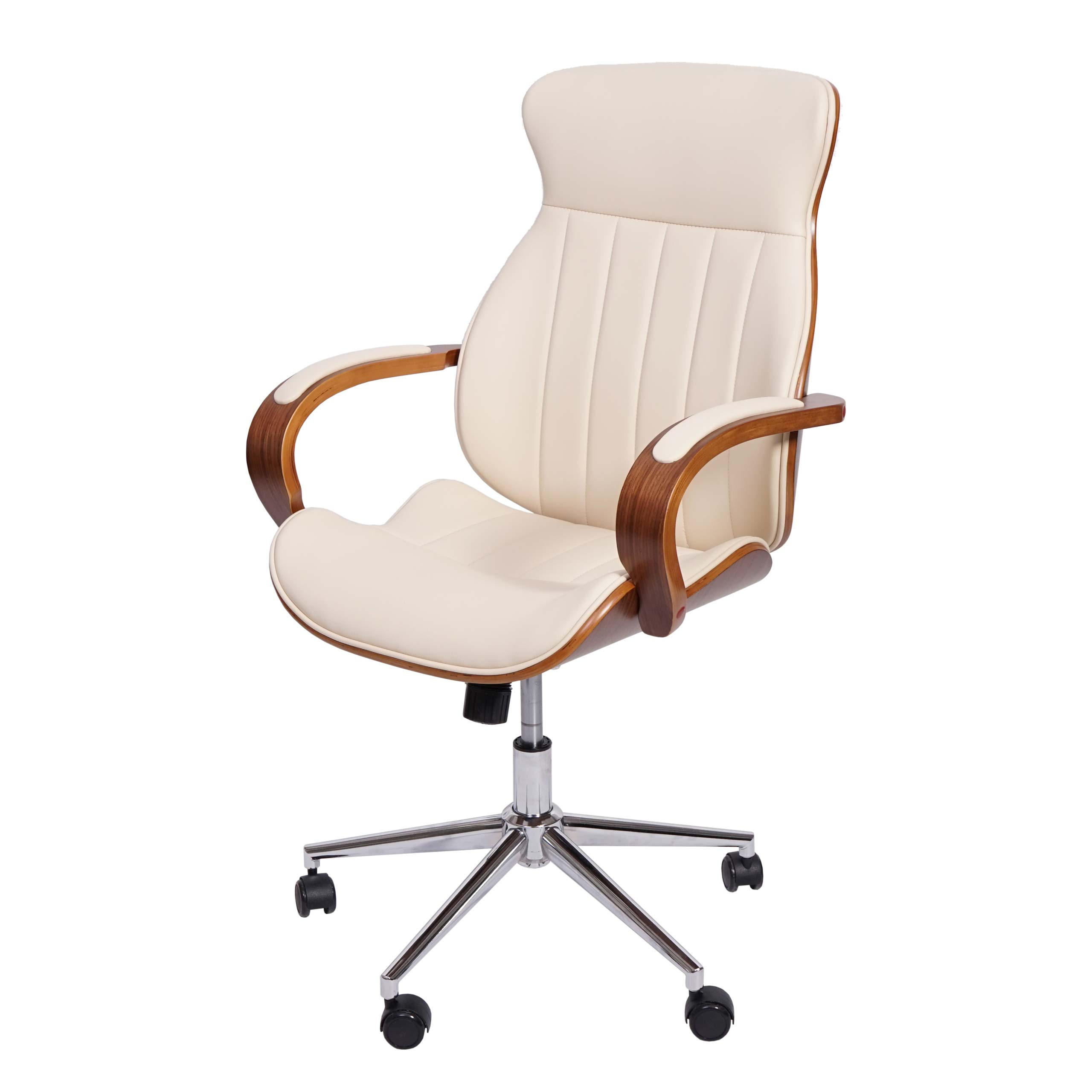 BÜROSTUHL Cremeweiß - Weiß, Holz (63/109/64cm) - MCW