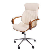 BÜROSTUHL Cremeweiß - Weiß, Holz (63/109/64cm) - MCW