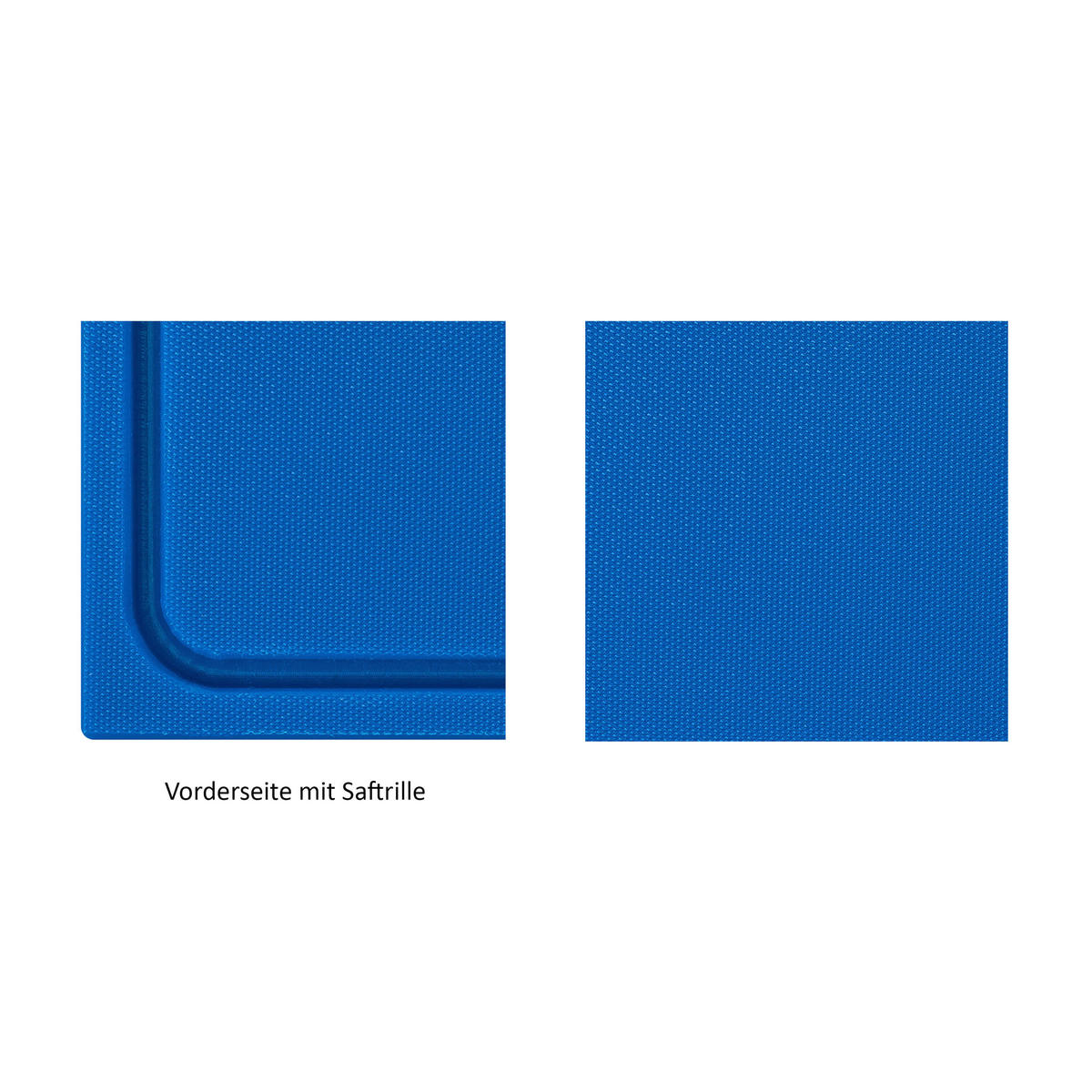 SCHNEIDEBRETT HDPE500 60x40x2 cm - Blau, Kunststoff (40/60cm) - Muvell
