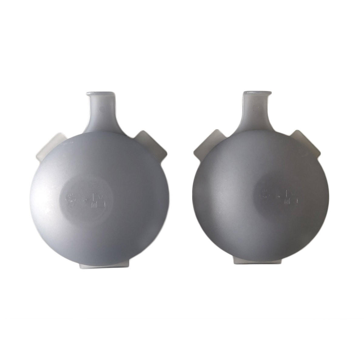 MINI-KÜHLSCHRANKHAKENBOXEN - 2er-Pack - 11,5/11,5/6 cm - Transparent, Kunststoff (11.5/6/11.5cm) - Calicosy