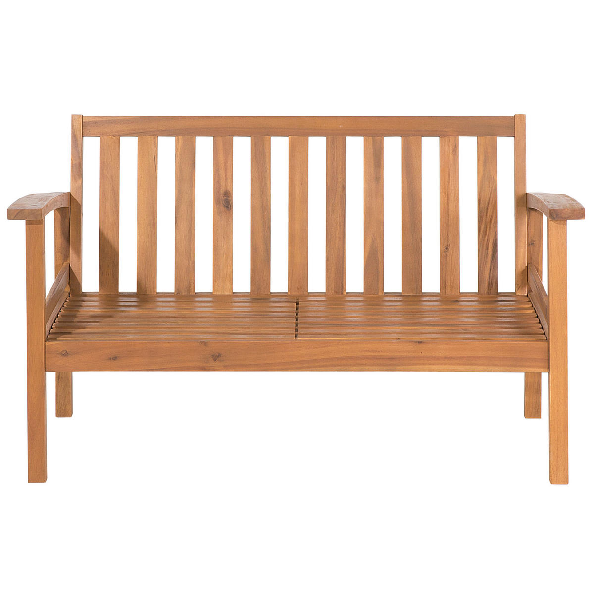 4-SITZER LOUNGE SET zertifiziertes Holz hellbraun Manila - Taupe/Hellbraun, Holz - Beliani