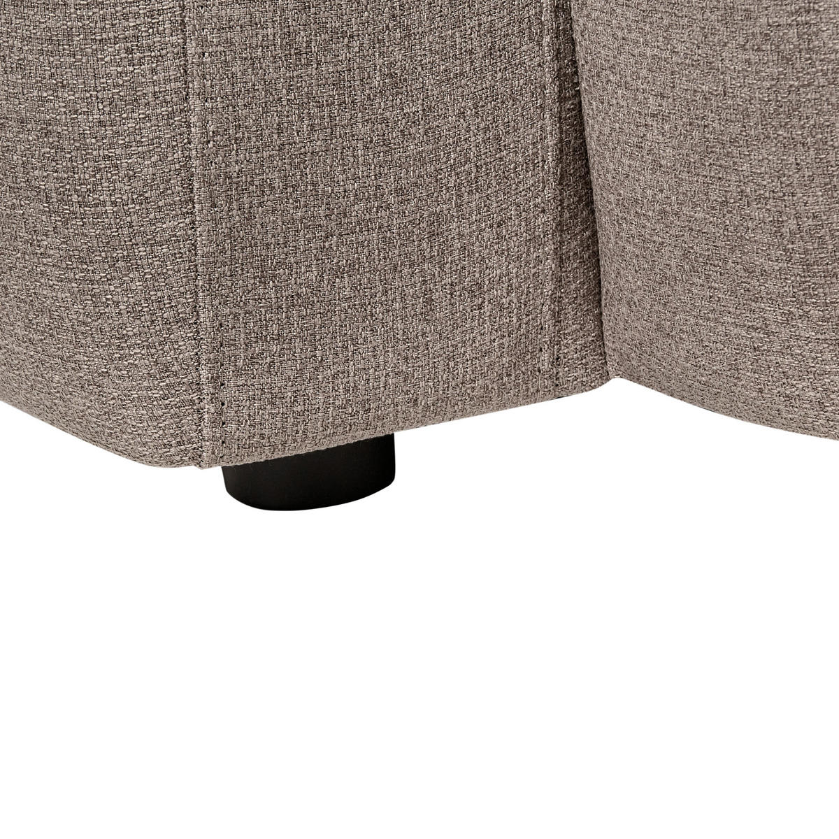 POHOVKA 3-místná Látka Taupe Afoss - šedohnědá, textil (195/71/94cm) - Beliani