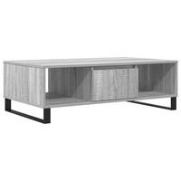 COUCHTISCH Grau Sonoma 104x60x35 cm Holzwerkstoff - Grau, Holzwerkstoff (104/60/35cm) - furnicato