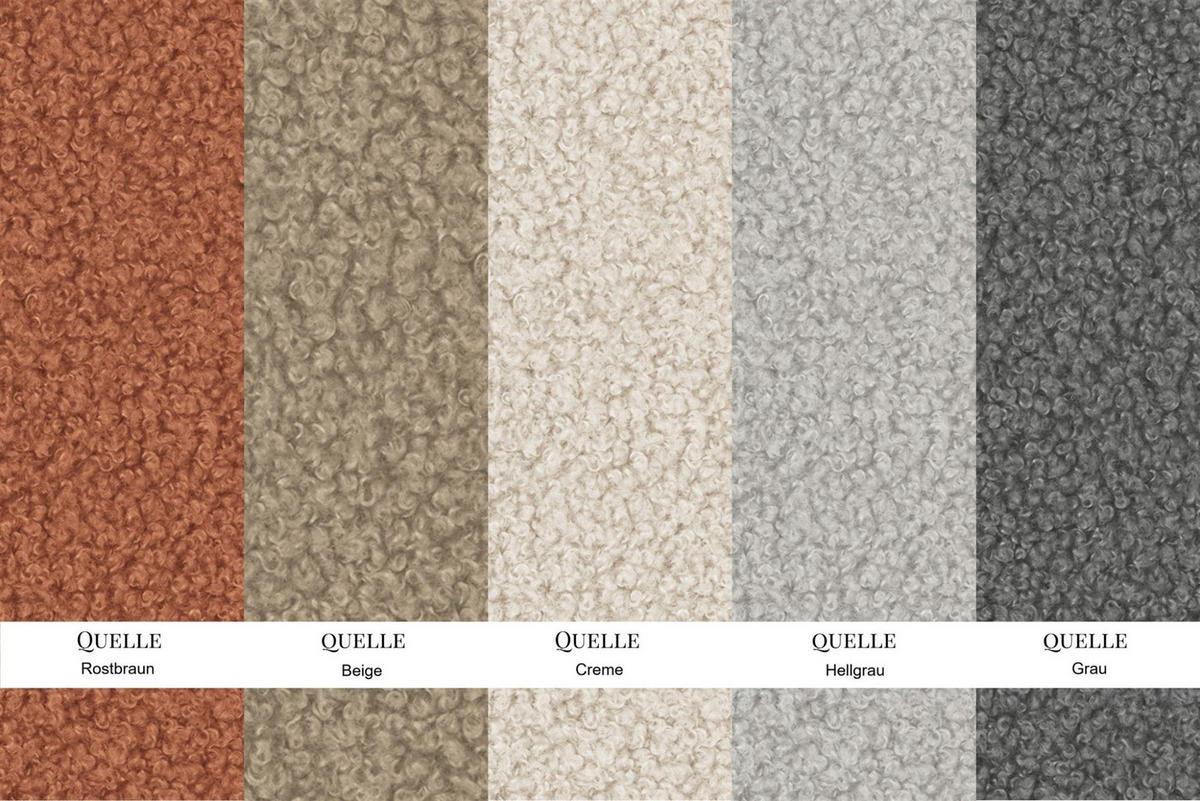 WOHNLANDSCHAFT Feliz In Quelle - Hellgrau, Holzwerkstoff/Textil (350/83/160cm) - Fun Möbel