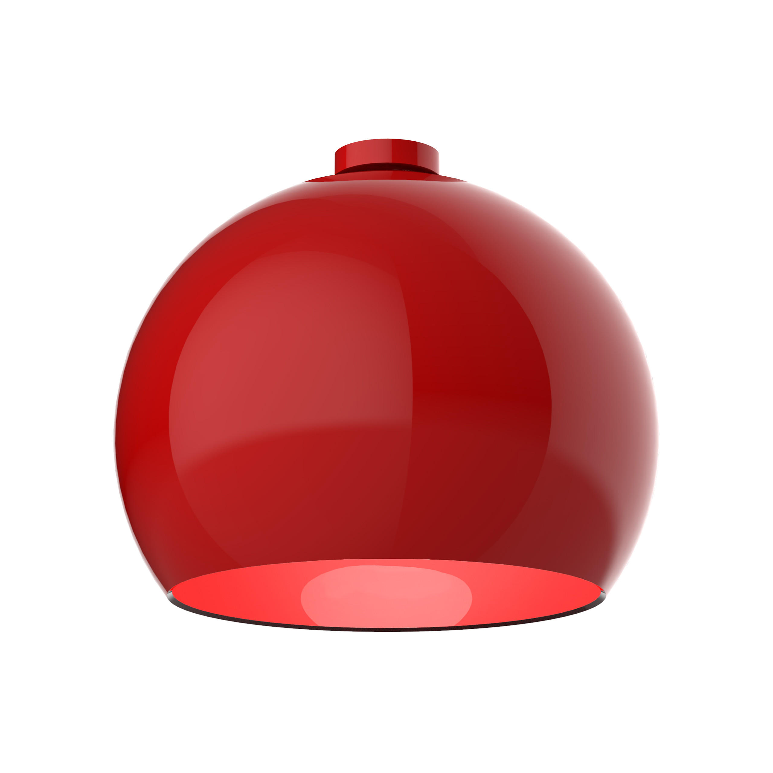 DECKENLEUCHTE - Rot, Metall (50/50/45cm) - Lumicom