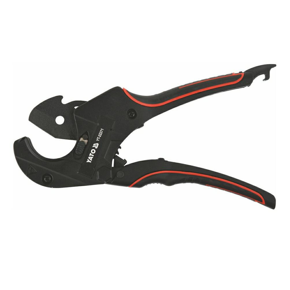 ROHRSCHERE PE-Schere Rohrschneider 0-42 mm - Schwarz, Metall (20/10/4cm) - TRIZERATOP