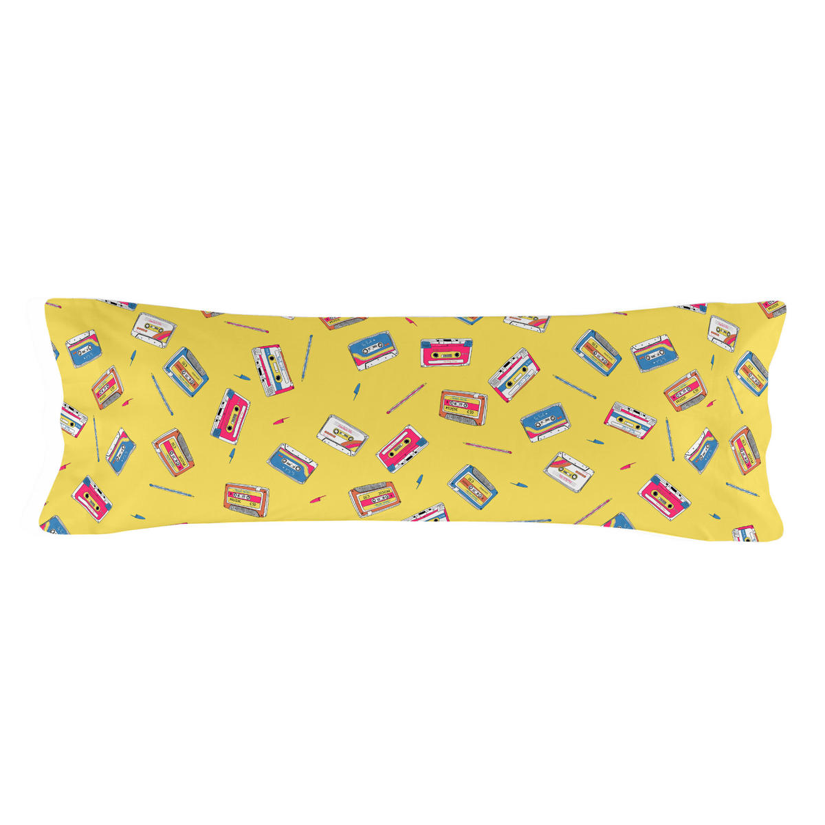 KISSENBEZUG walkman 45x110 cm mehrfarbig - Multicolor, Textil (45/110cm) - Happy Friday