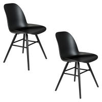 ESSZIMMERSTUHL Albert Kuip Schwarz - 2 er Set - Schwarz, Kunststoff (55/81.5/55cm) - Zuiver