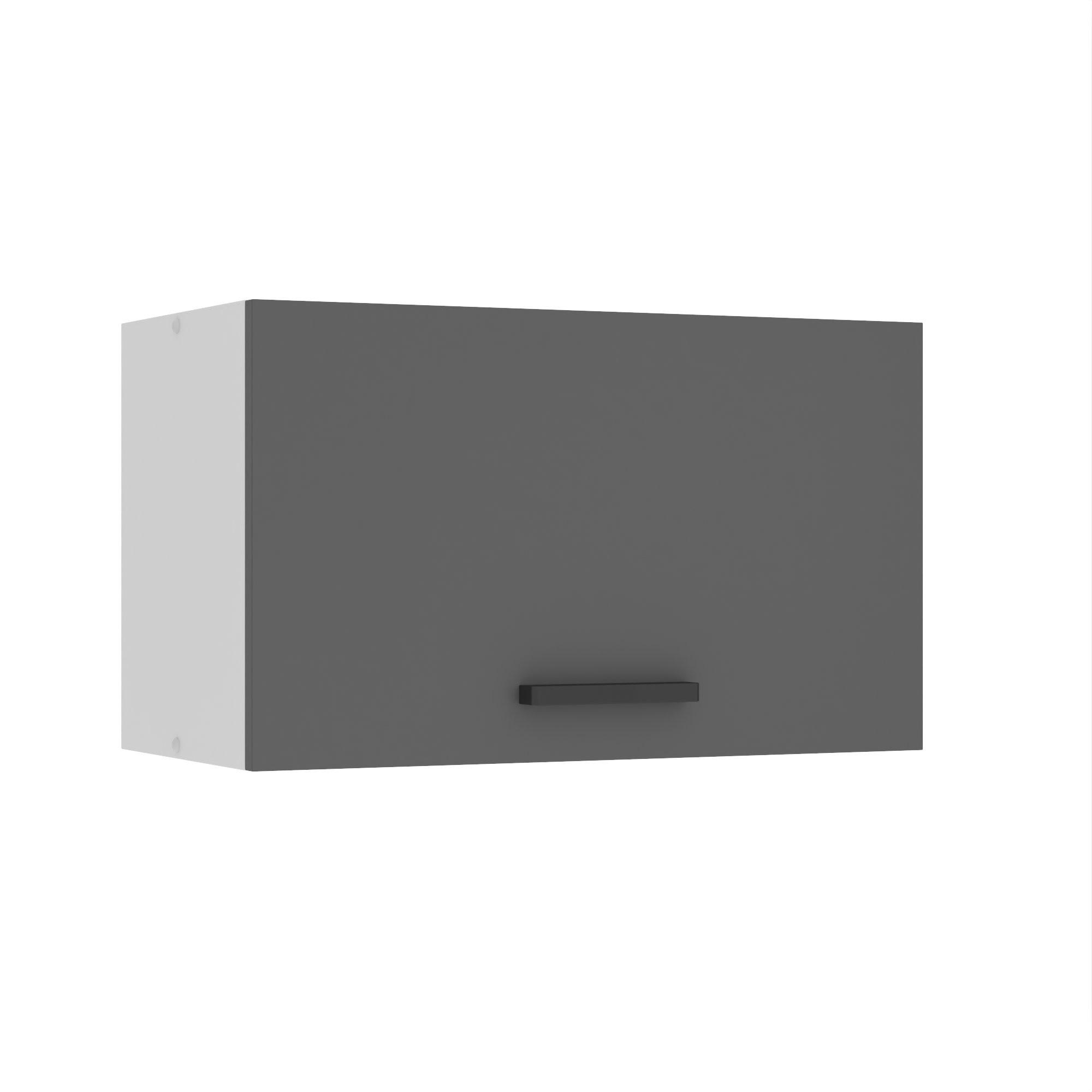 HÄNGESCHRANK SGP 60 cm, mit 1 Tür, Silber matt - Silberfarben, Holz (60/36/29.6cm) - B BELINI GROUP