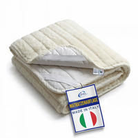 MATRATZENAUFLAGE Wolle und Biokeramik-Polster 90/200/6 - Beige, Naturmaterialien (90/200cm) - Coemo