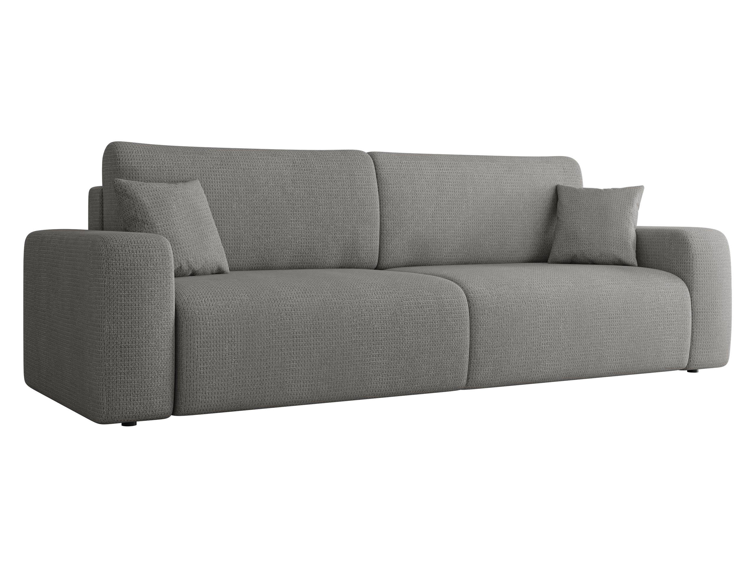 Mirjan24 Schlafsofa Grau 245x82x92 cm