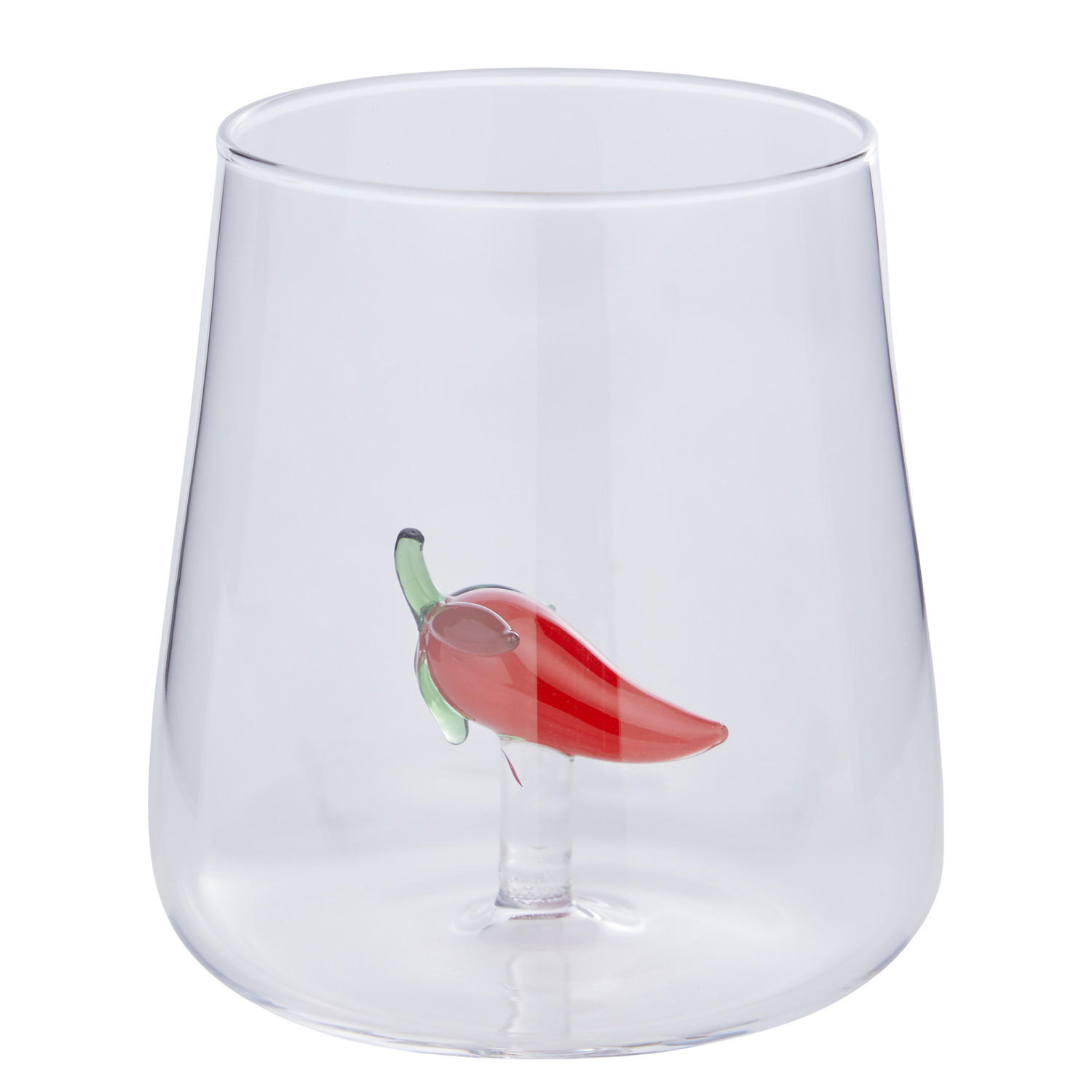TRINKGLAS Sunn Joy mit Chilli - Transparent, Glas (0.4L) - Butlers