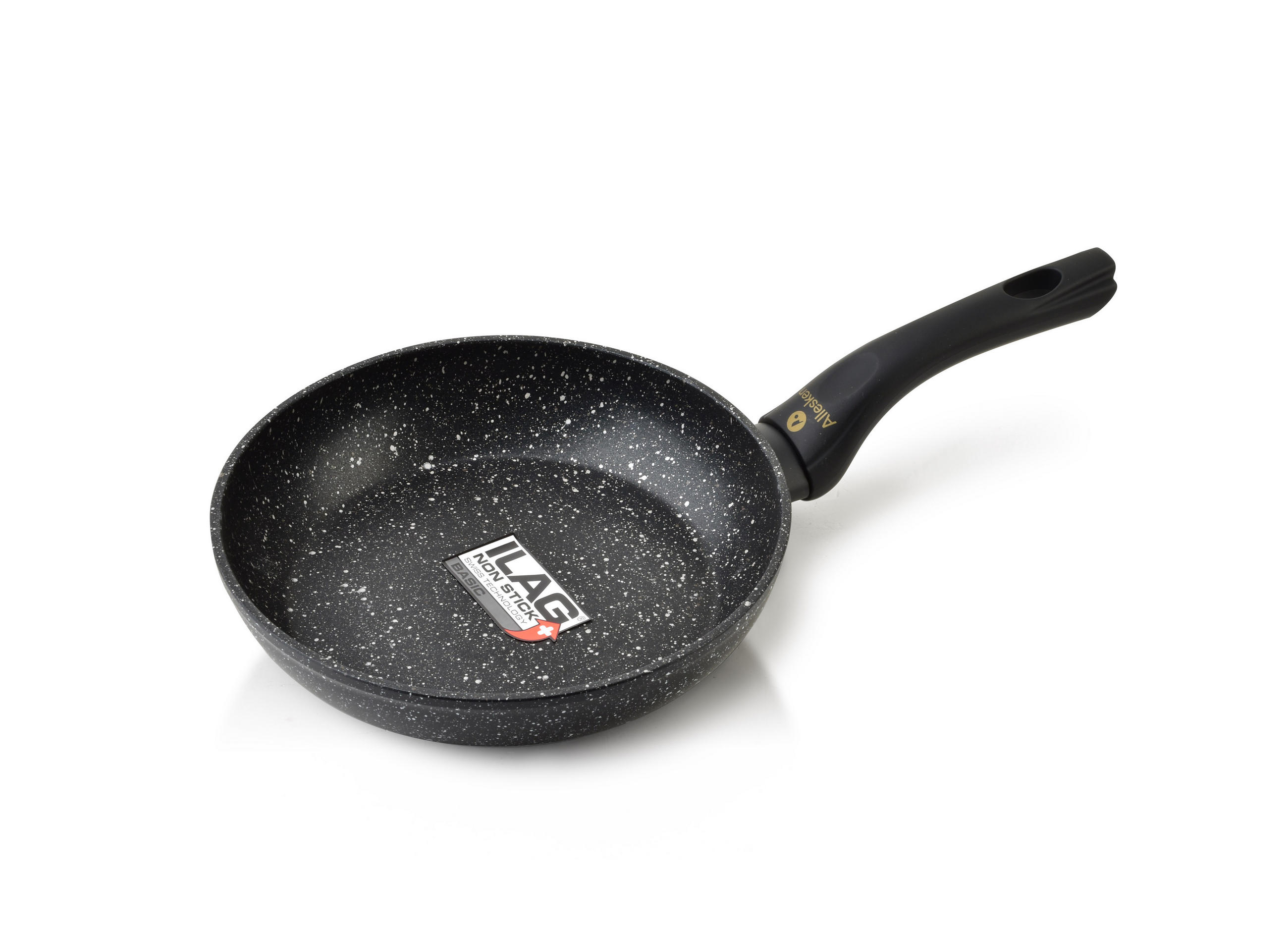 PFANNE Parsley Schwarz 20/36/4.5 cm Metall - Schwarz, Metall (20cm) - Mondex