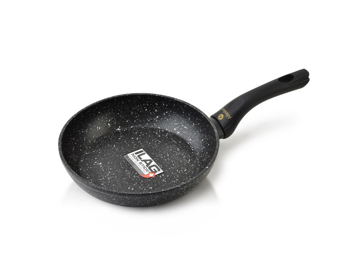 PFANNE Parsley Schwarz 20/36/4.5 cm Metall - Schwarz, Metall (20cm) - Mondex