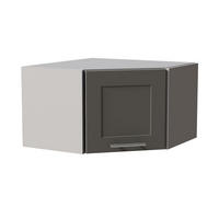 ECKHÄNGESCHRANK Oslo W10/60/36 Grau / Dust Grey Matt 60 / 60 / 36cm - Grau, Holz/Holzwerkstoff (60/36/60cm) - Feldmann-Wohnen