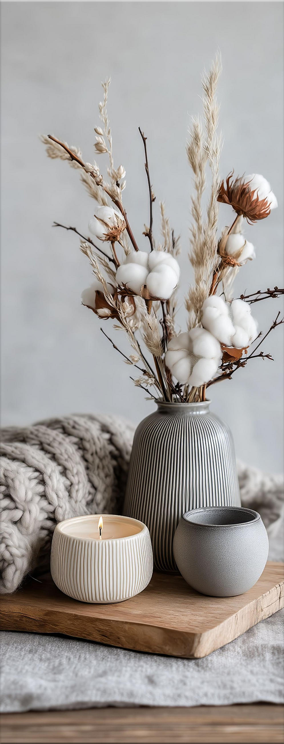 GLASBILD 30x80 cm Stillleben hell - Beige, Glas (30/80cm) - artissimo