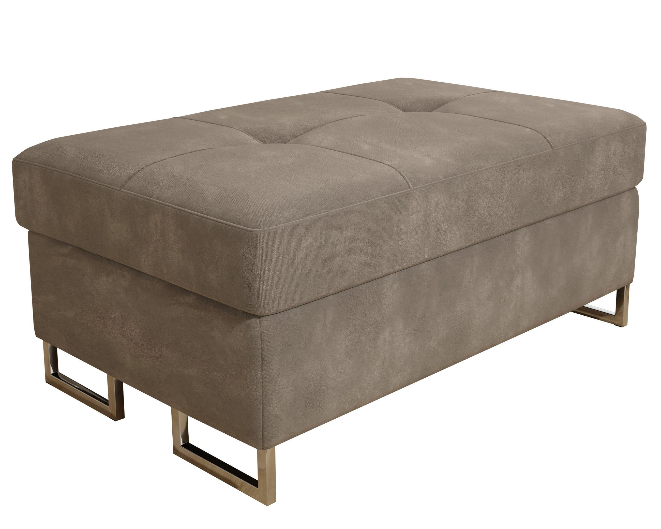 POLSTERHOCKER BARLET Beige 100x60 cm - Beige, Textil (100/41/60cm) - MASSENO