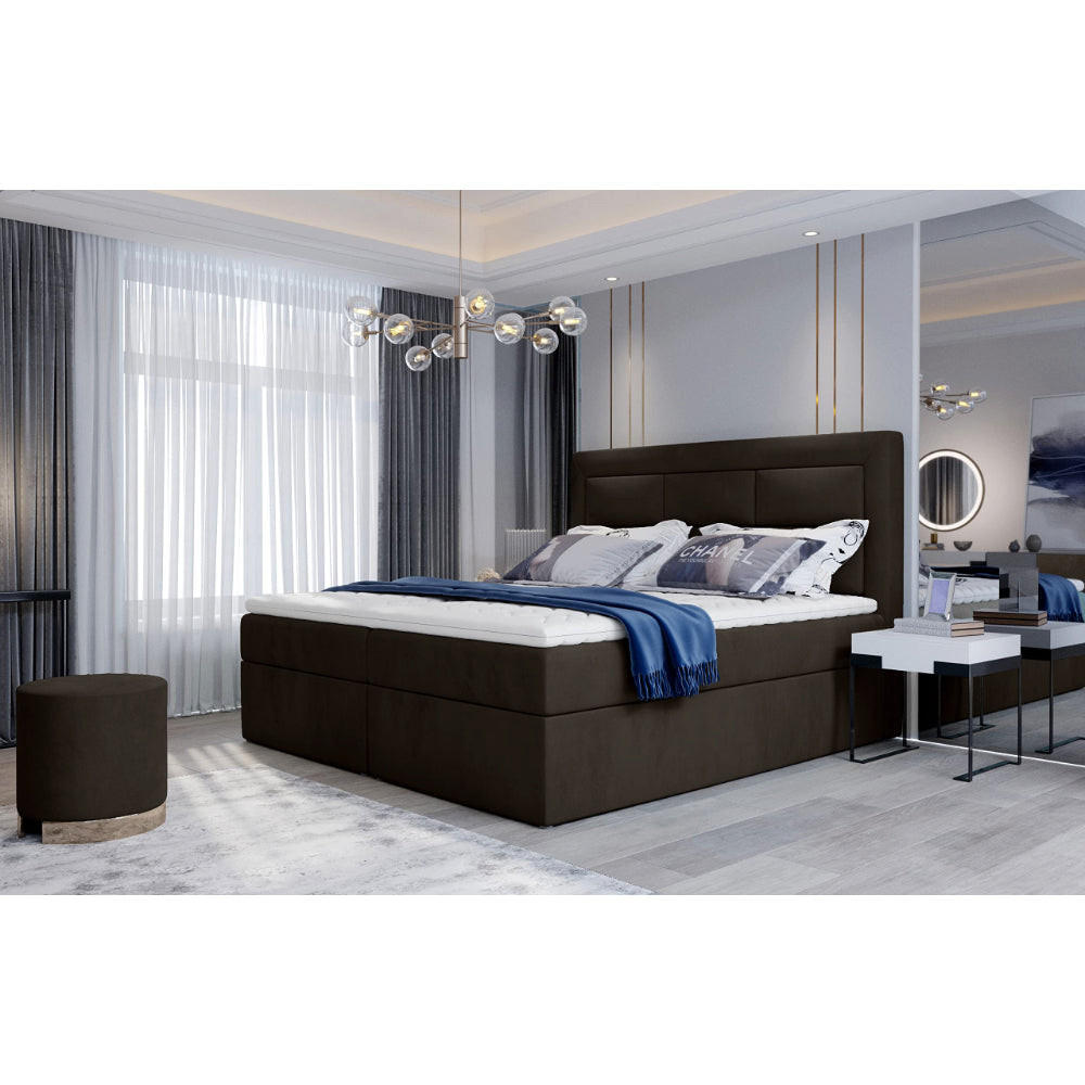 BOXBETT Vivre Bonellfederkern - Birkefarben, Holz/Holzwerkstoff (180/200cm) - Best For Home
