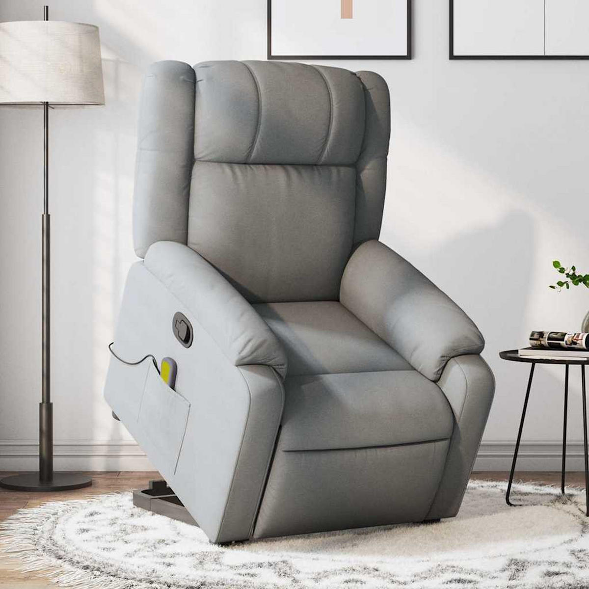 MASSAGESESSEL Macaulay - Grau, Metall (77/99/95cm) - Nettlife