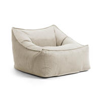 SITZSACK Cord Der Lümmel - Beige, Textil (73/60/83cm) - Mokebo